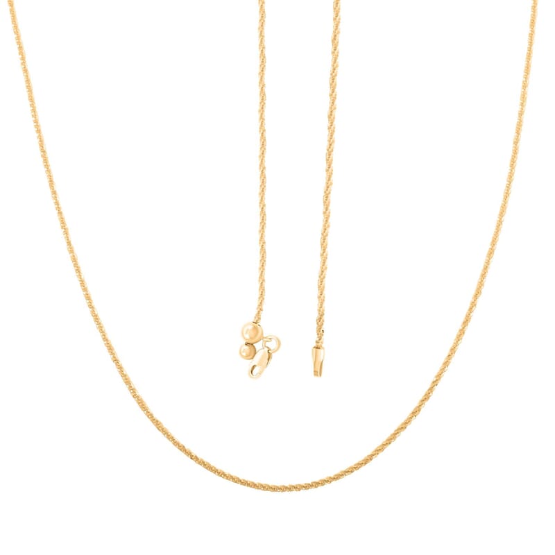 Necklace in 14K YG Over Sterling Silver 24 Inches 4.90 Grams