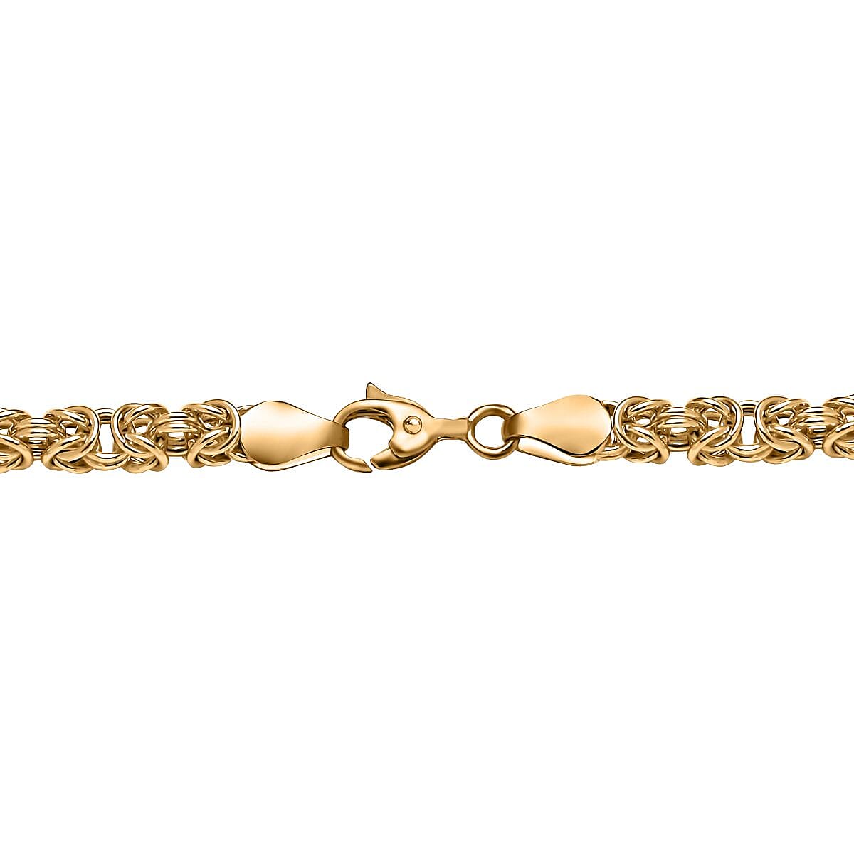Byzantine Chain Necklace in 14K YG Over Sterling Silver 20 Inches 15.90 Grams