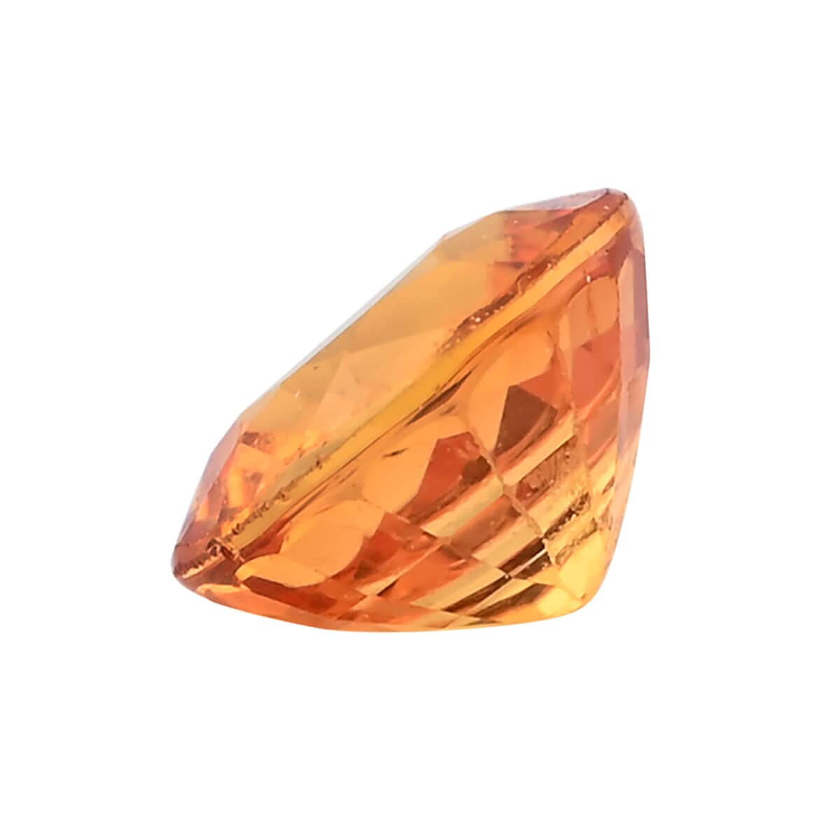 AAAA Sunset Sapphire (Rnd 6 mm) 1.00 ctw image number 1