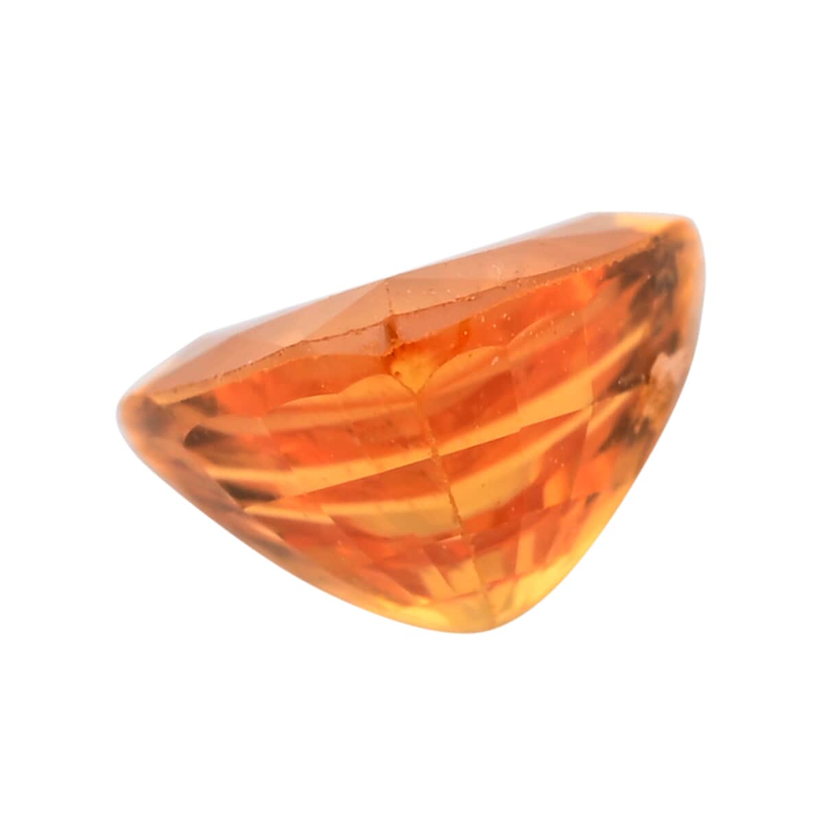 AAAA Sunset Sapphire (Trl 6 mm) 1.00 ctw image number 3