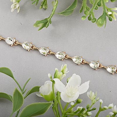 Austrian Crystal Skyline Sparkling Bracelet in Goldtone (8.00 In)