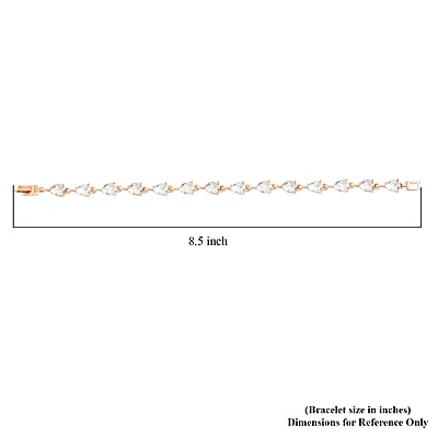 Austrian Crystal Skyline Sparkling Bracelet in Goldtone (8.00 In)