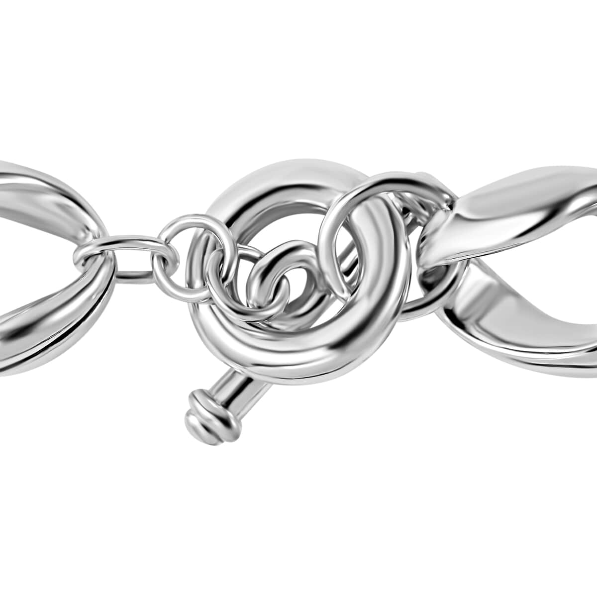 Curb Chain Necklace in Sterling Silver 83.45 Grams 20 Inches image number 3