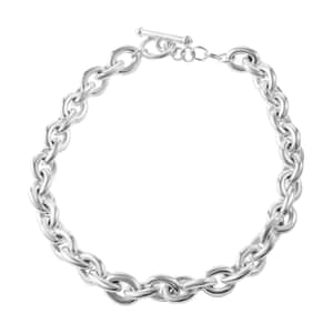 Cable Chain Necklace in Sterling Silver 86.07 Grams 20 Inches