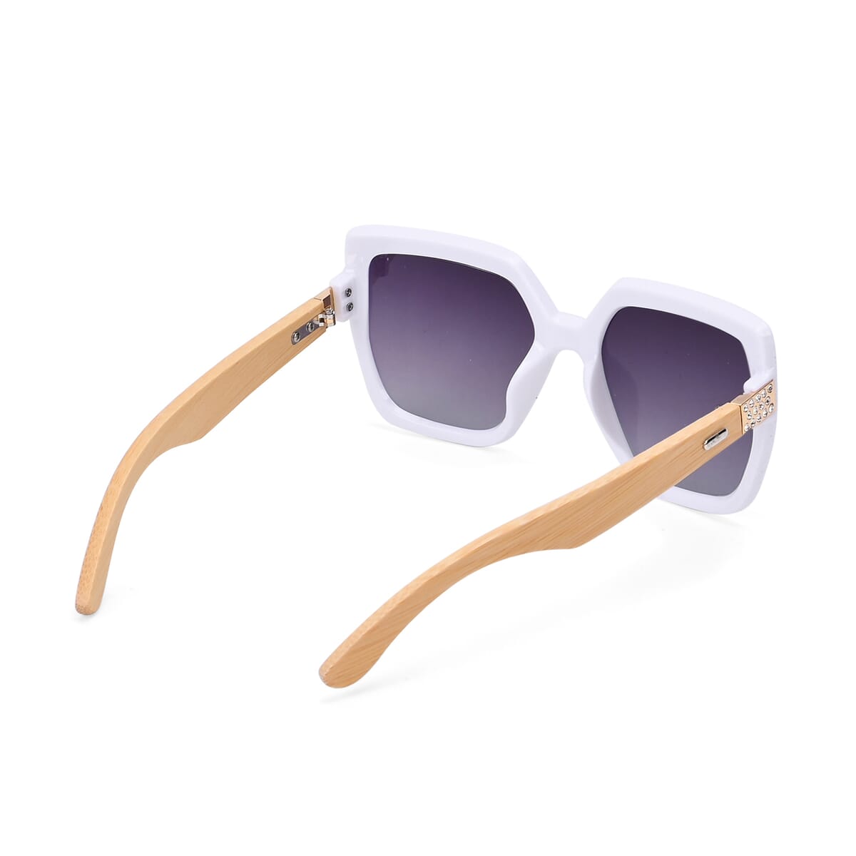 UV400 and Polarized PC Sunglasses with Bamboo Temples image number 2
