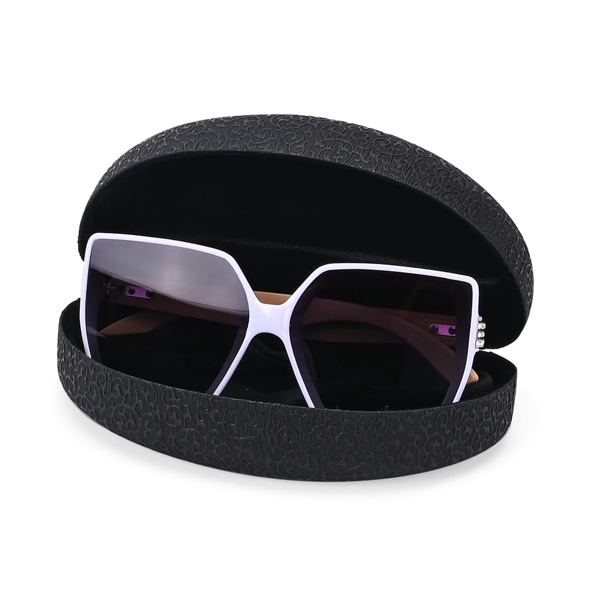 UV400 and Polarized PC Sunglasses with Bamboo Temples image number 3