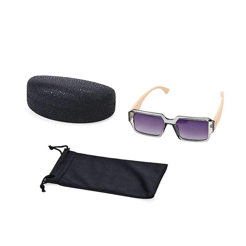 UV400 and Polarized PC Sunglasses - Light Green