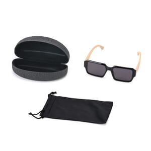 UV400 and Polarized PC Sunglasses - Black