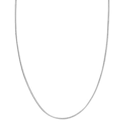 Snake Chain Necklace in Sterling Silver 20 Inches 2.80 Grams