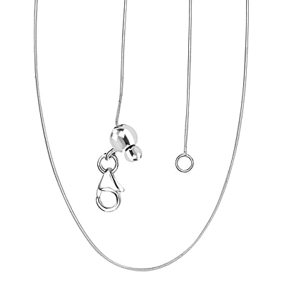 Snake Chain Necklace in Sterling Silver 20 Inches 2.80 Grams