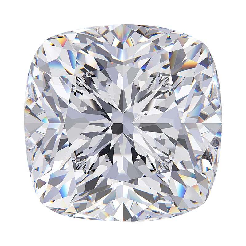 Moissanite (Cush 6x6 mm) 0.91 ctw Loose Gemstone