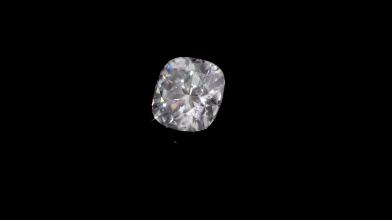 Moissanite (Cush 6x6 mm) 0.91 ctw Loose Gemstone
