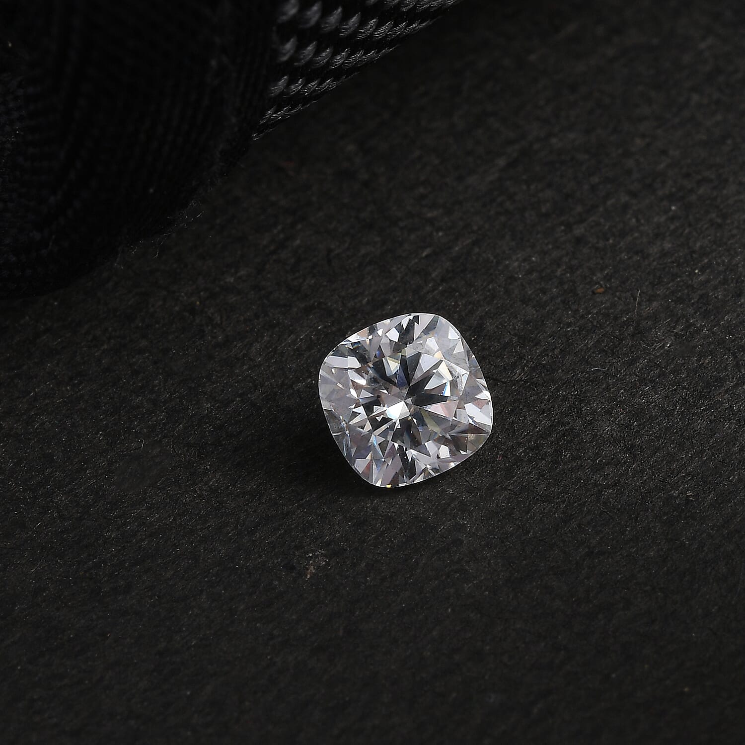 Moissanite (Cush 6x6 mm) 0.91 ctw Loose Gemstone