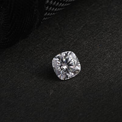 Moissanite (Cush 6x6 mm) 0.91 ctw Loose Gemstone