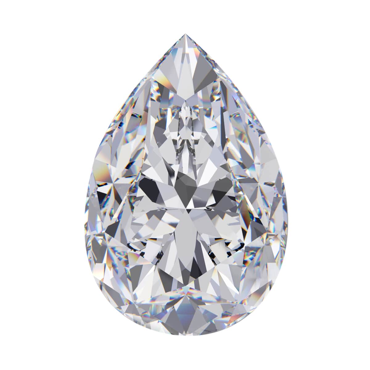 Moissanite (Pear 9x6 mm) 1.30 ctw image number 0