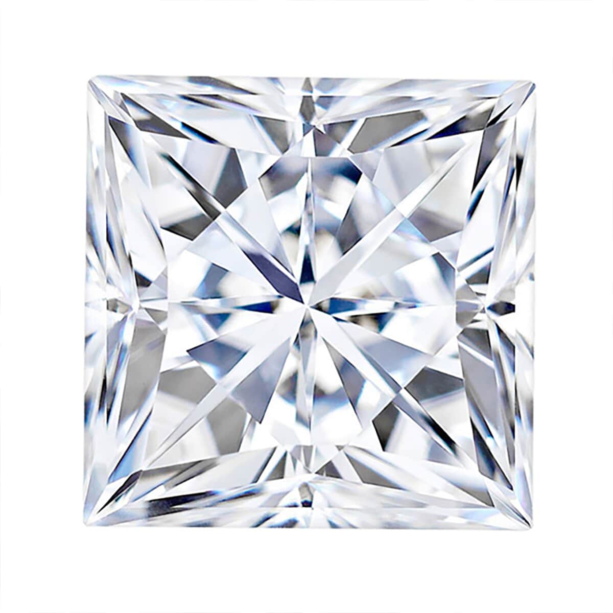 Princess Cut Moissanite (Sqr 6 mm) 1.10 ctw image number 0