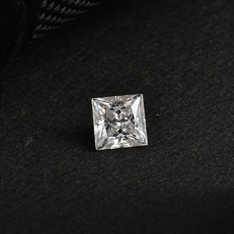 Princess Cut Moissanite (Sqr 6 mm) 1.10 ctw Loose Gemstone