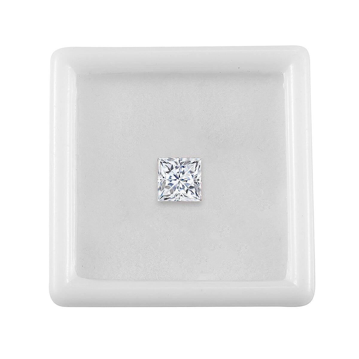 Princess Cut Moissanite (Sqr 6 mm) 1.10 ctw Loose Gemstone