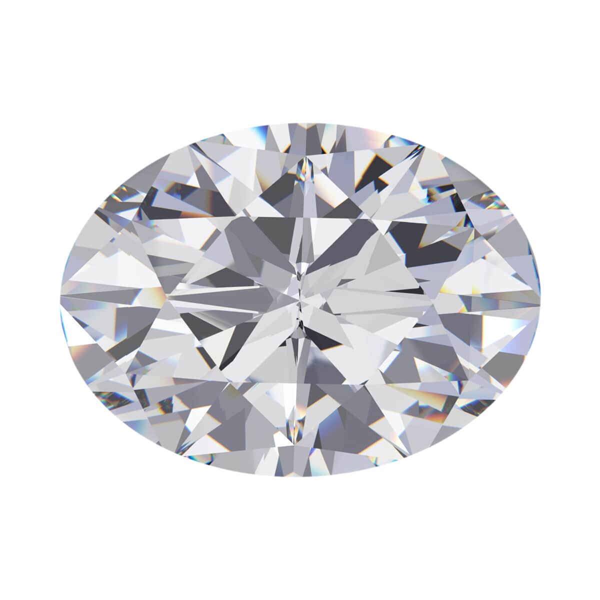 Moissanite (Ovl 8x6 mm) 1.24 ctw image number 0