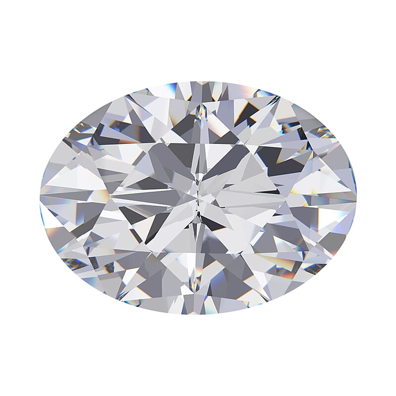 Moissanite (Ovl 8x6 mm) 1.24 ctw Loose Gemstone