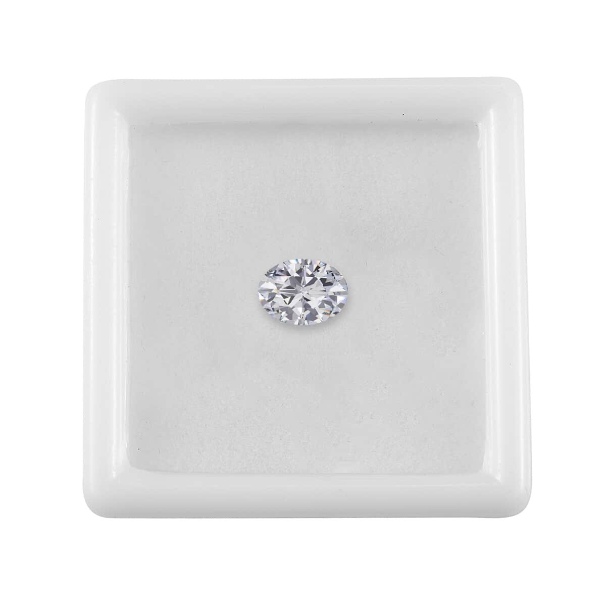 Moissanite (Ovl 8x6 mm) 1.24 ctw image number 3