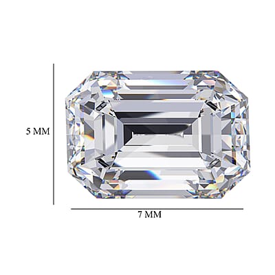 Moissanite (Oct 7x5 mm) 0.87 ctw Loose Gemstone