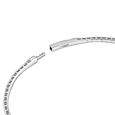  Modani Natural Yellow and White Diamond 1.20 ctw Bangle Bracelet in 14K White and Yellow Gold 7.25 Grams (7.00 In)