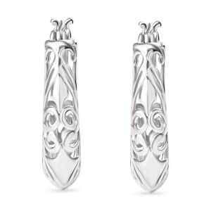 Karis Earrings in Platinum Bond