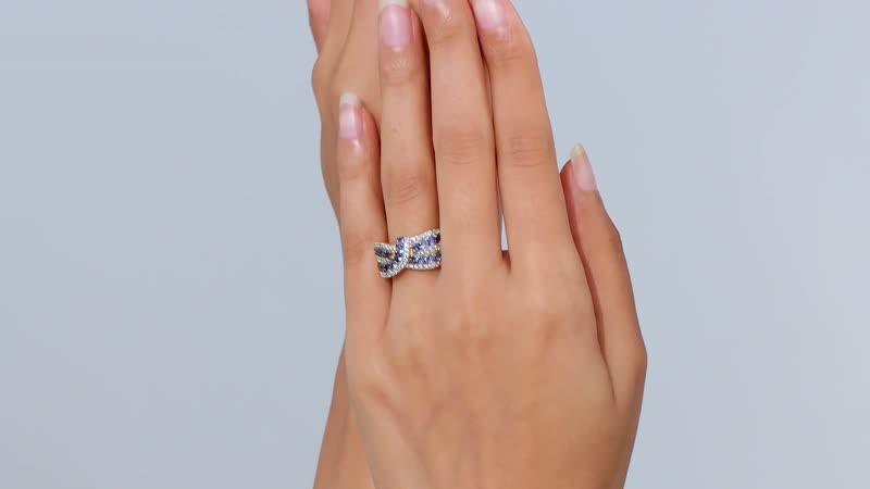 Narsipatnam Alexandrite, White Zircon Ring in 18K Vermeil YG Over Sterling Silver (Size 10.0) 2.60 ctw