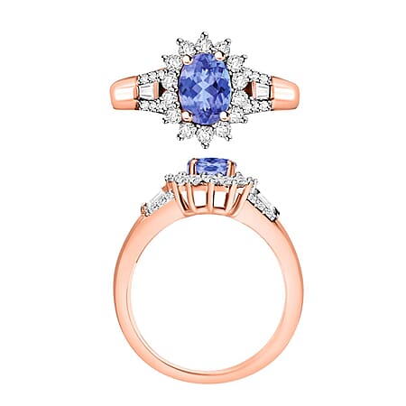 Tanzanite/A/1.25/Rose Gold Over Sterling Silver / 11 - Product card gallery slide 4 (10178737439033)