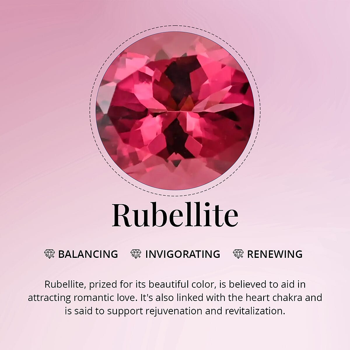 Luxoro Premium Ouro Fino Rubellite and G-H I1 Diamond 1.20 ctw Ring in 14K White Gold (Size 10.0) image number 4