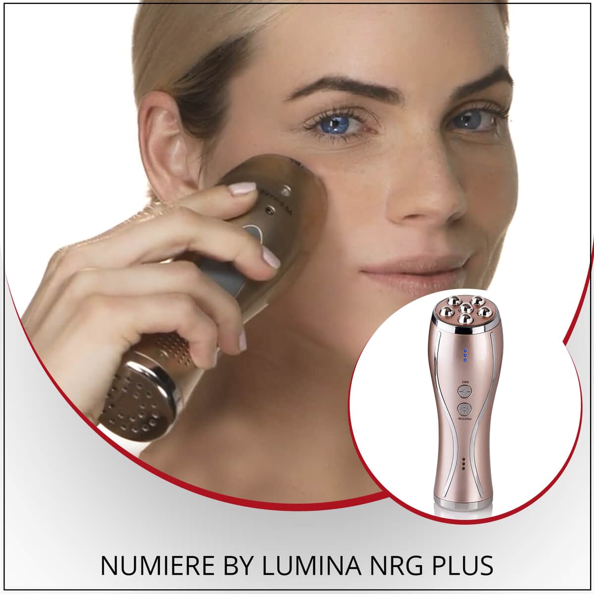 Numiere Plus 3 in 1 LED, Infrared Light, and Microcurrent Beauty Device image number 1