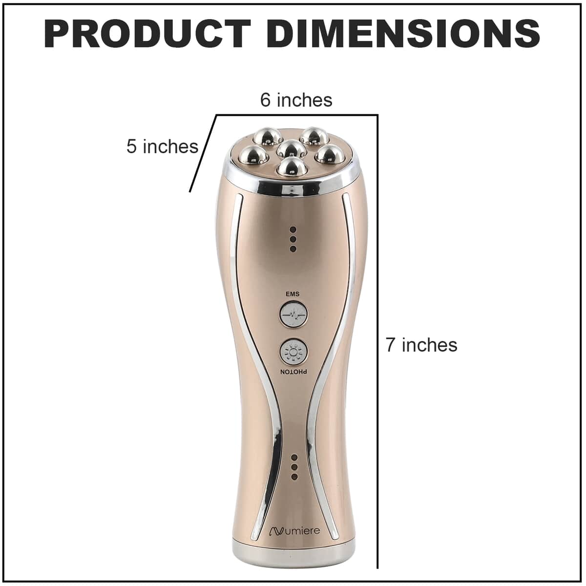 Numiere Plus 3 in 1 LED, Infrared Light, and Microcurrent Beauty Device image number 3