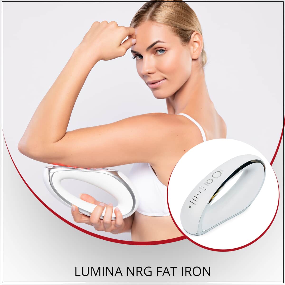 Lumina NRG Fat Iron Body Toning Device with Hydrating Gel Primer 10.58 fl Oz/300ml image number 1