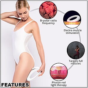 Lumina NRG Fat Iron Body Toning Device with Hydrating Gel Primer 10.58 fl Oz/300ml (Lifetime Warranty)