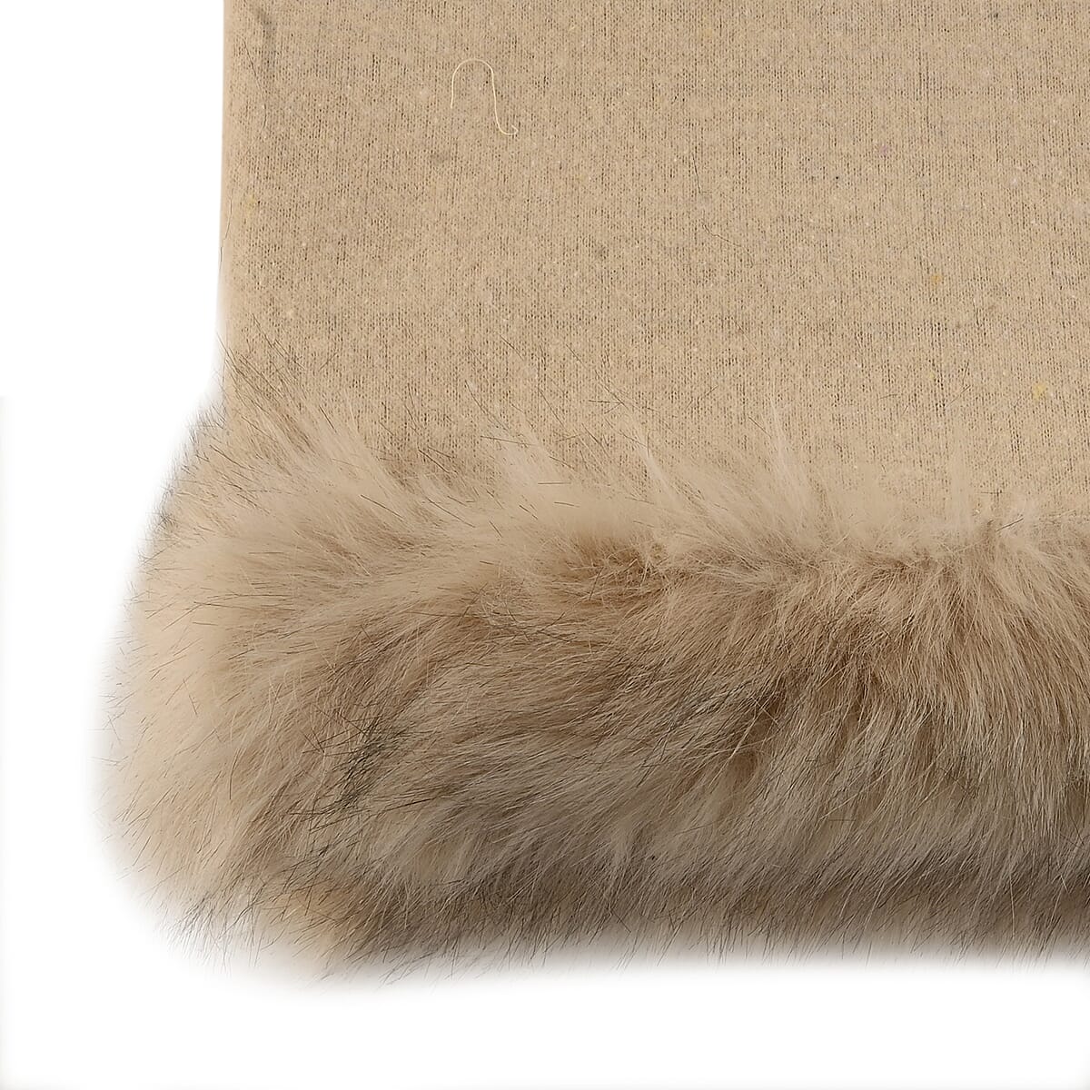 NYC Closeout Designer Inspired Beige Faux Mink Ruana , Women Ruana , Ruana Shawl , Lightweight Ruana , Women Shawl , Shawls and Wraps image number 1