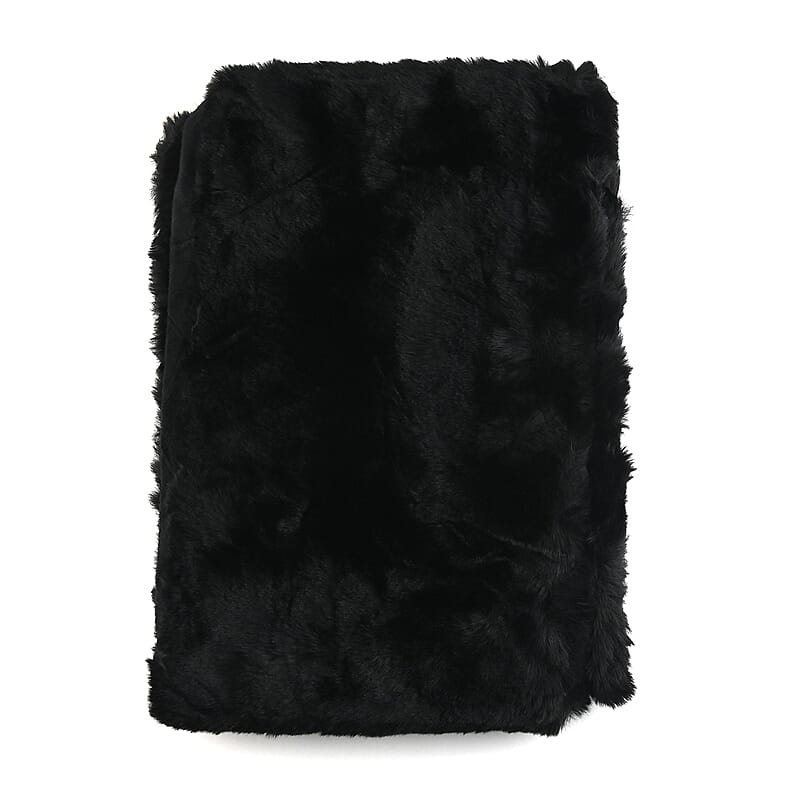 NYC Closeout Black Faux Mink