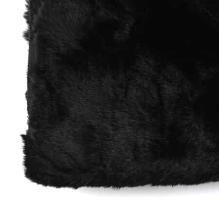 NYC Closeout Black Faux Mink image number 1