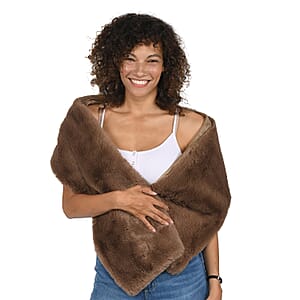 NYC Closeout Camel Faux Mink