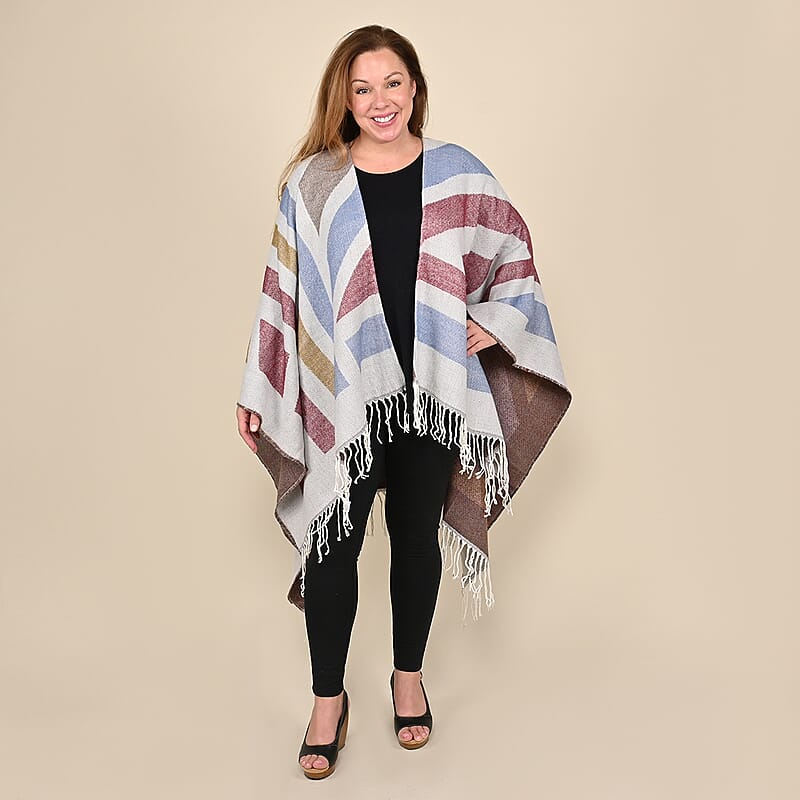 COM Beige Mod Shawl