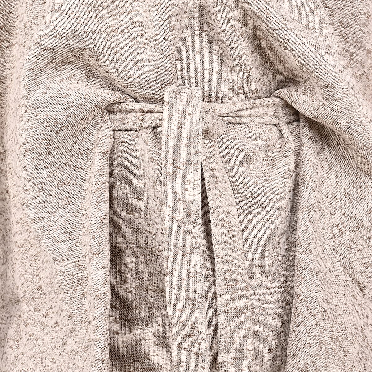 NYC Closeout Sweater Capelet - Beige (One Size Fits up to XXL) image number 3