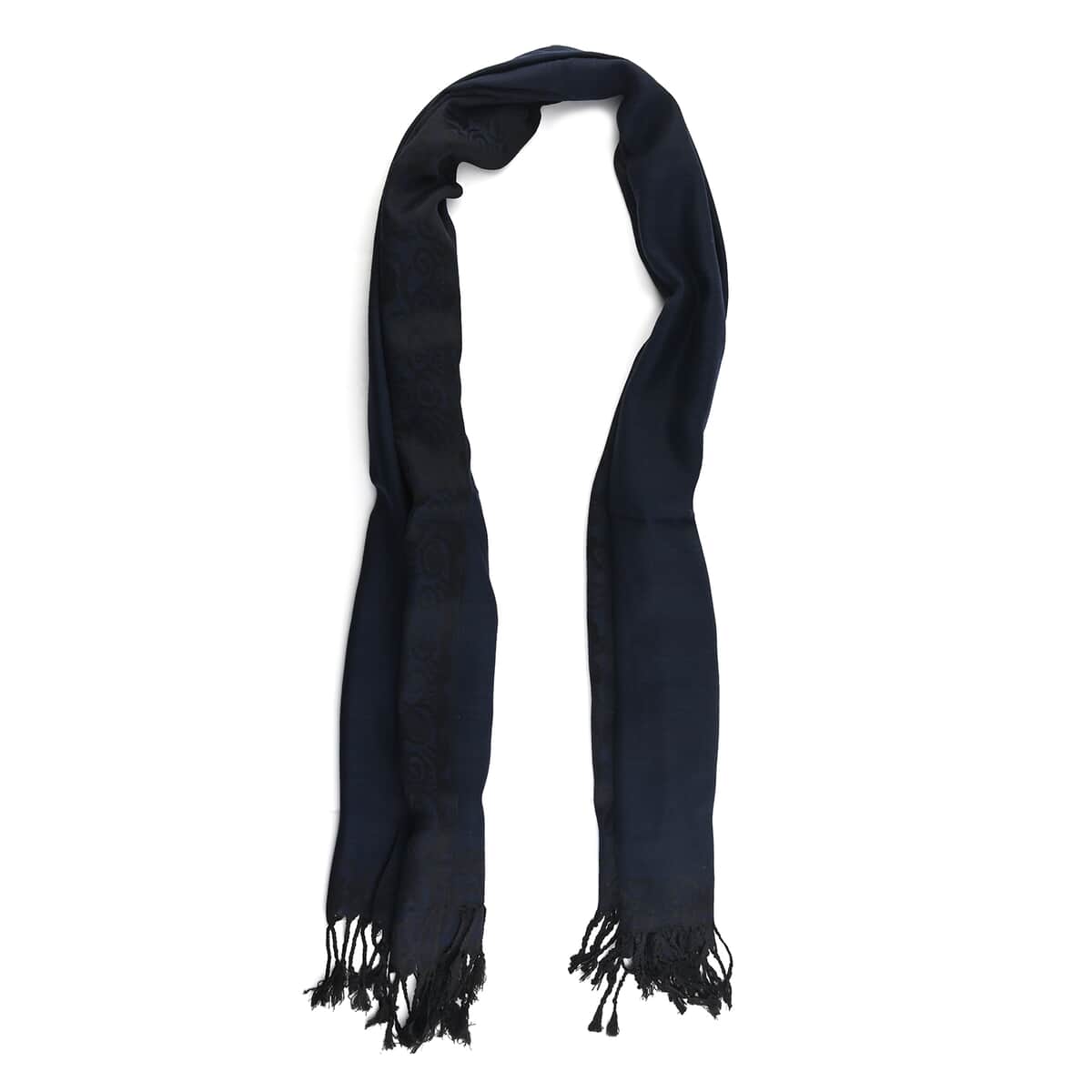 NYC Closeout Navy Roses Shawl image number 1