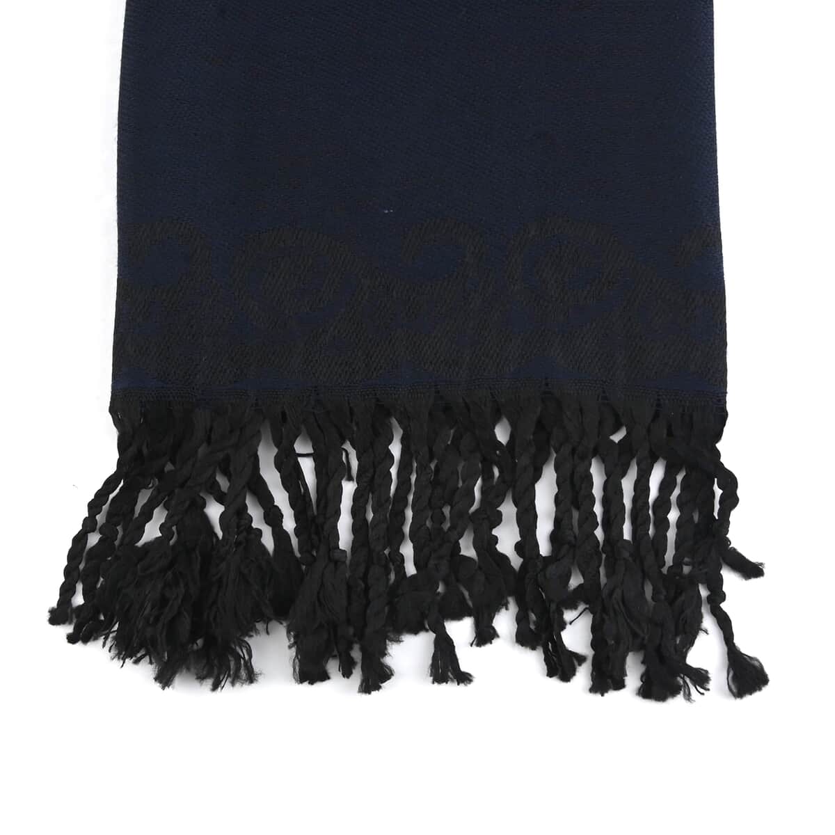 NYC Closeout Navy Roses Shawl image number 2