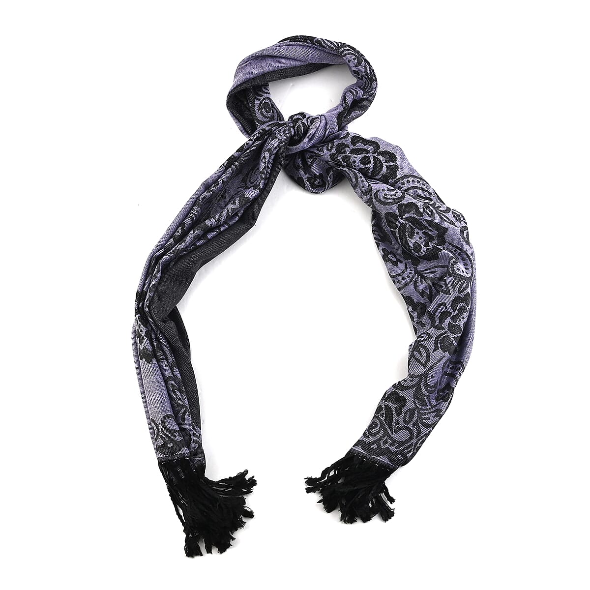 NYC CLOSEOUT Purple Roses Shawl image number 1