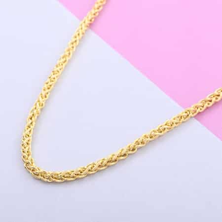 OTTOMAN TREASURE 10K Yellow Gold 2.5mm Wheat Chain Necklace 18 Inches 4.30 Grams image number 1