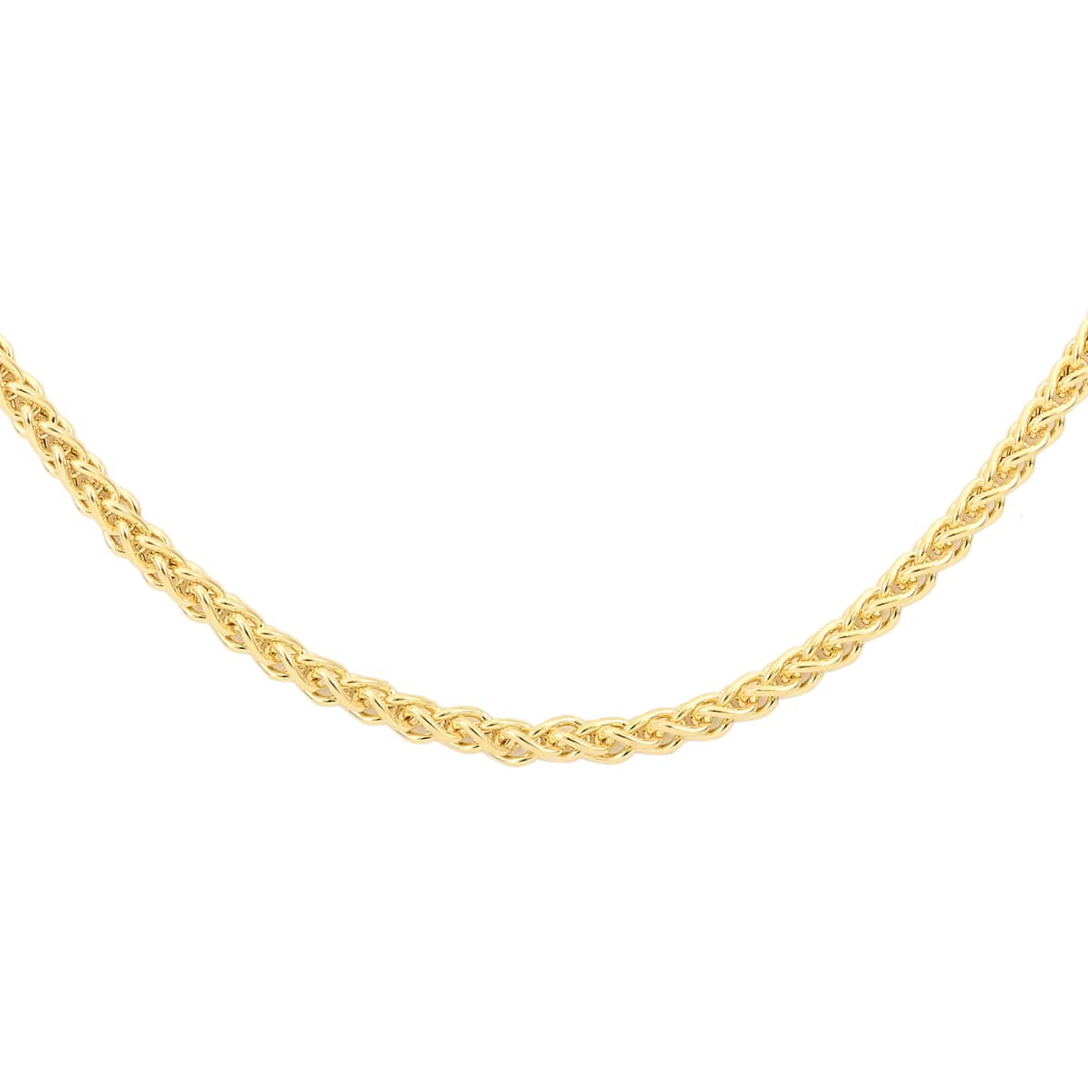 OTTOMAN TREASURE Italian 10K Yellow Gold 2.5mm Wheat Chain Necklace 24 Inches 5.50 Grams image number 0