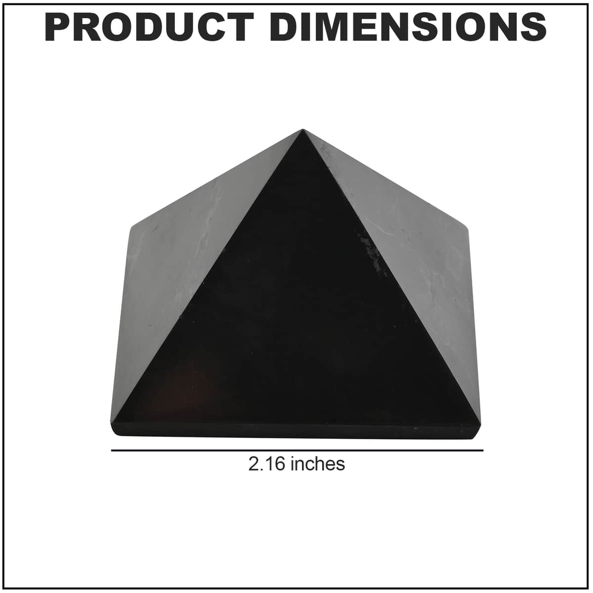 Shungite Pyramid 5cm Approx 467.00 ctw image number 3