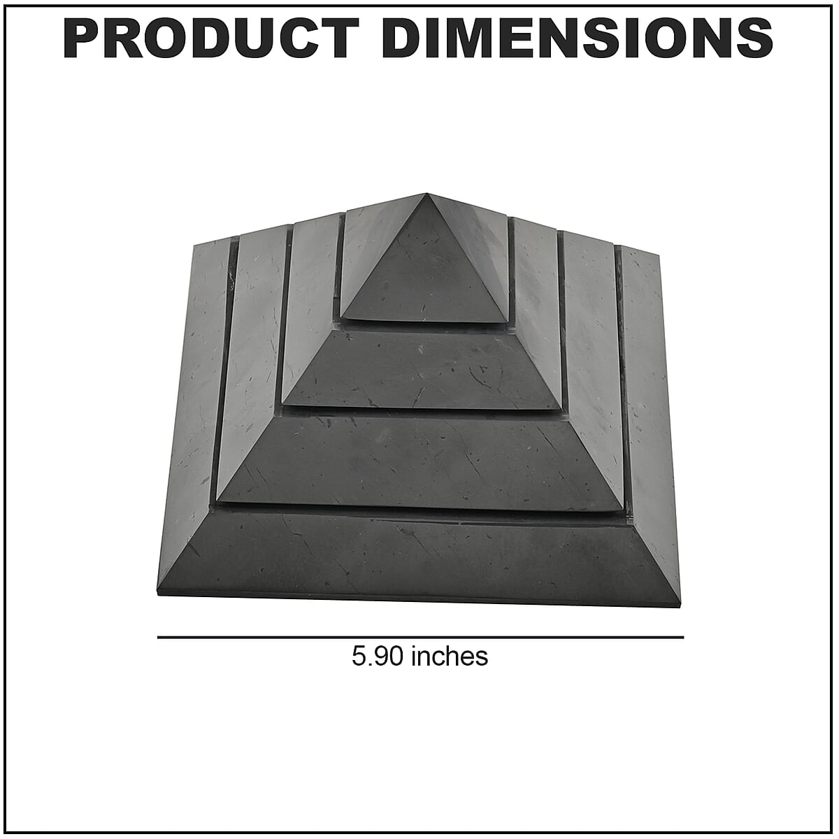 Shungite Sakara Pyramid 150 MM image number 3