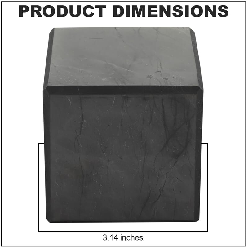 Shungite Cube 8cm Approximately 7257.00ctw