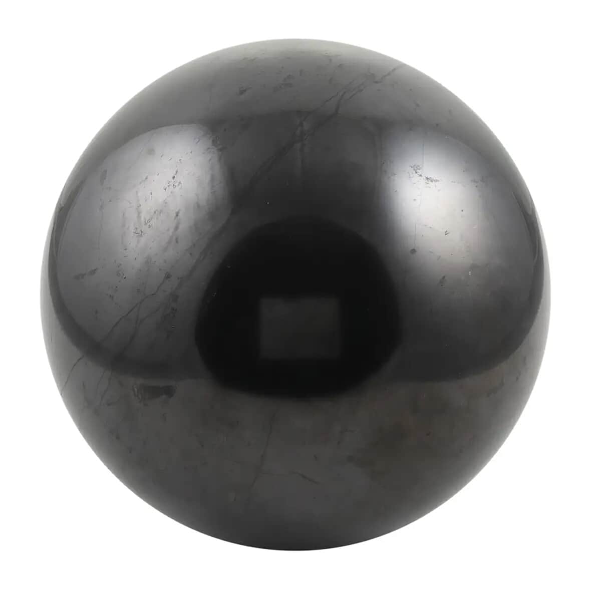 Shungite Sphere Home Décor Figurine 200 MM Approx. 53070.00 ctw image number 0